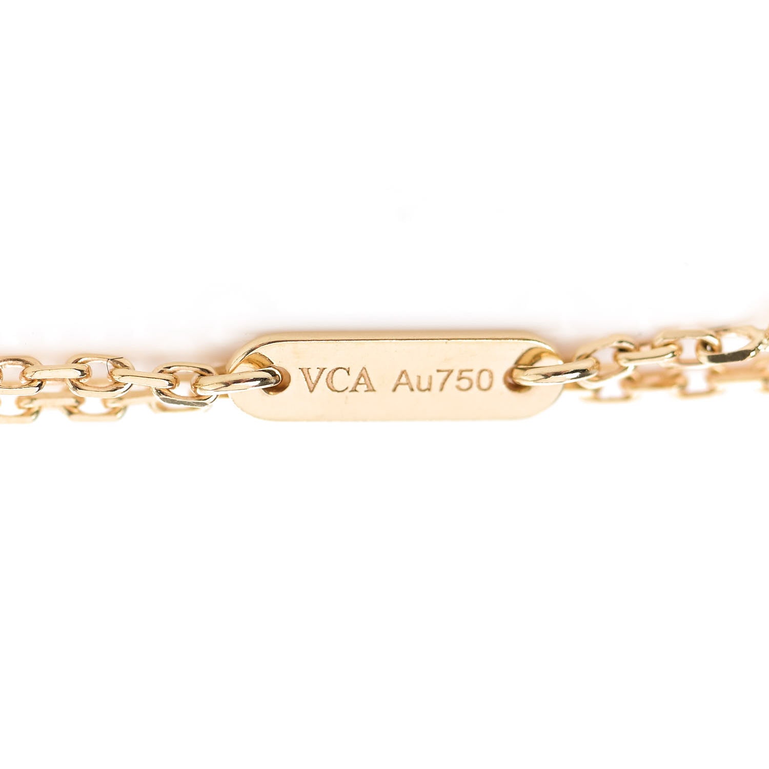 Van Cleef & Arpels 18K Yellow Gold Mother of Pearl Sweet Alhambra Butterfly Bracelet 5 of 6