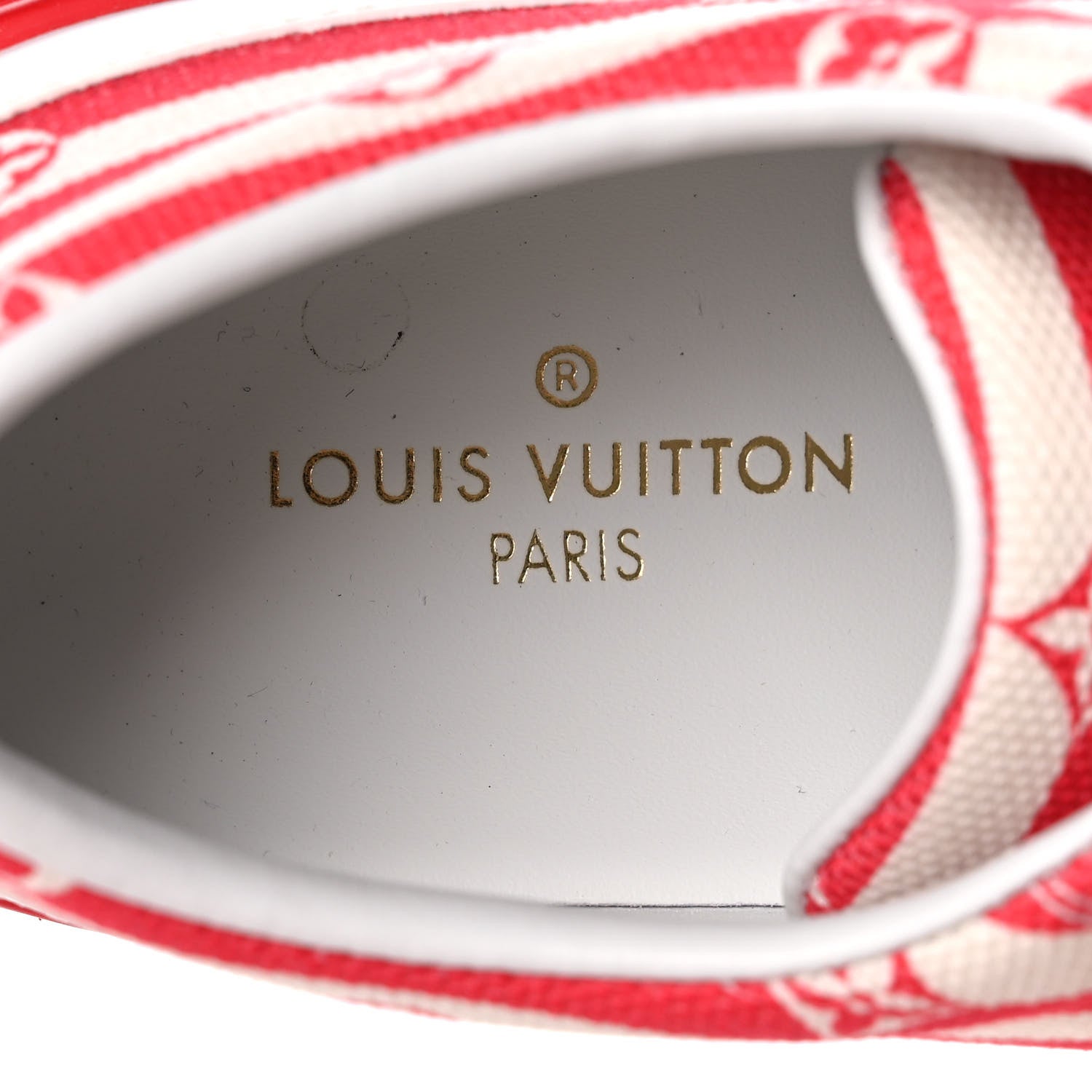 Louis Vuitton Canvas Escale Stellar Sneakers 36 Red 7 of 8