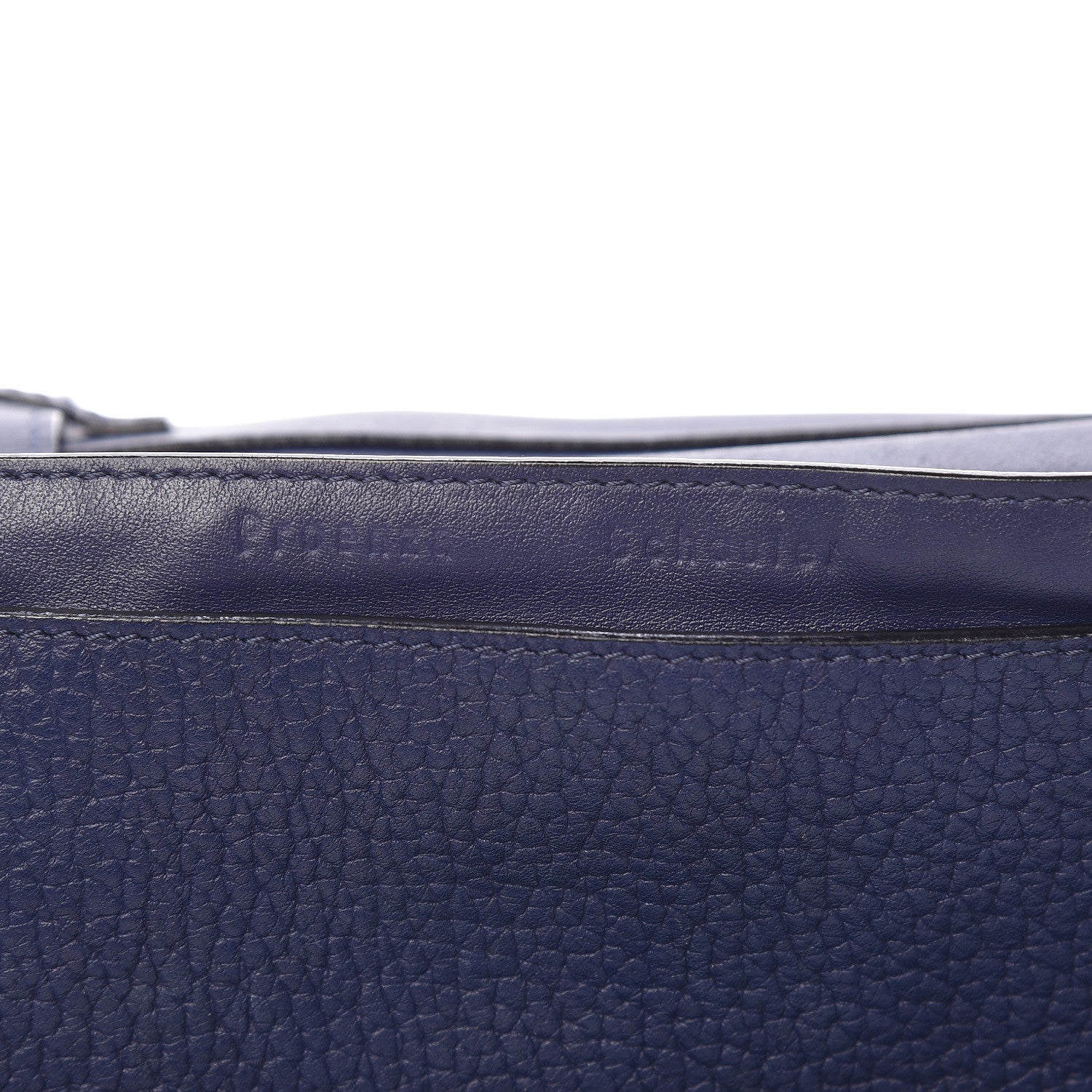 Proenza Schouler Pebbled Calfskin Double Sided PS Courier Bag Indigo 6 of 17