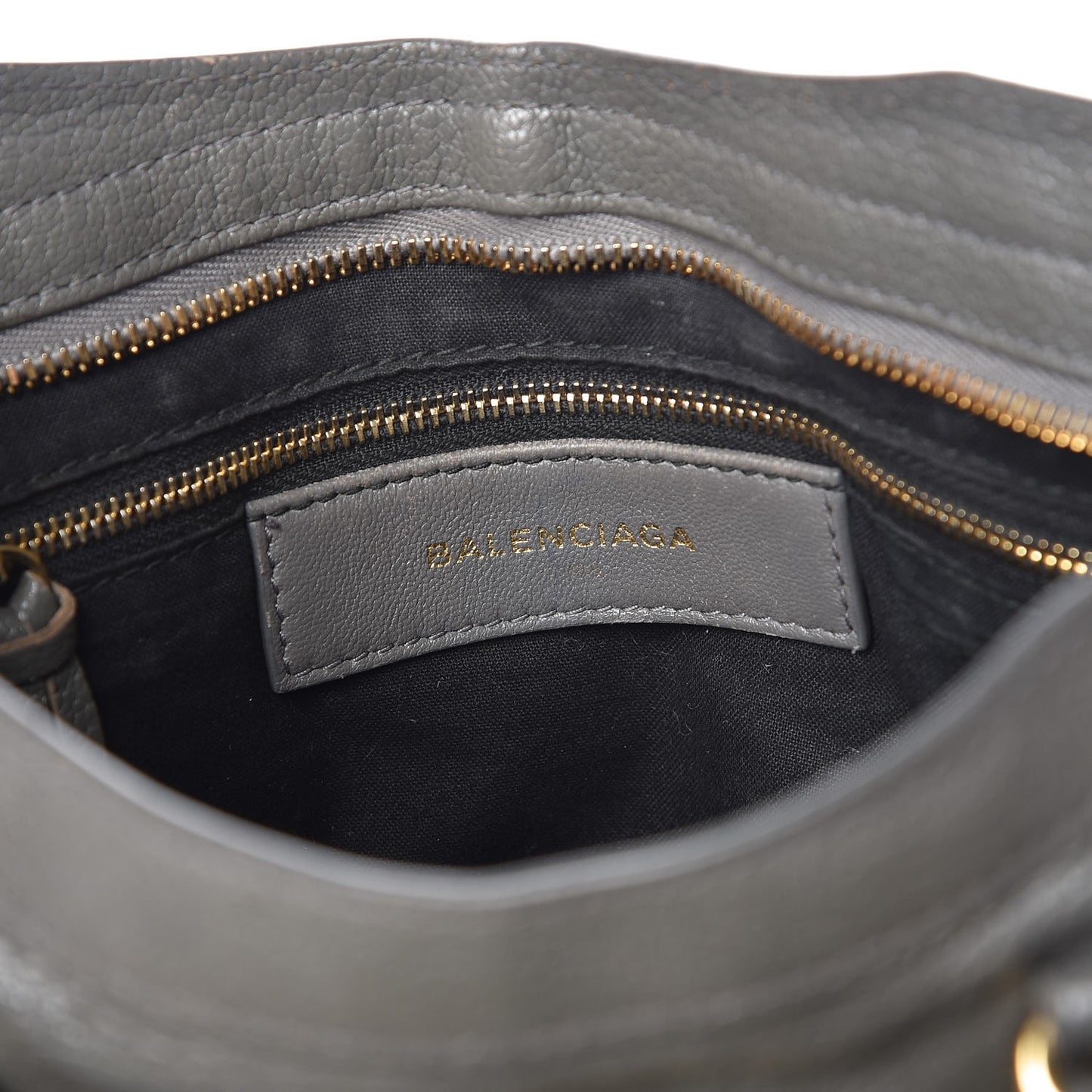 Chevre Gold Metallic Edge Hardware S City Gris Acier