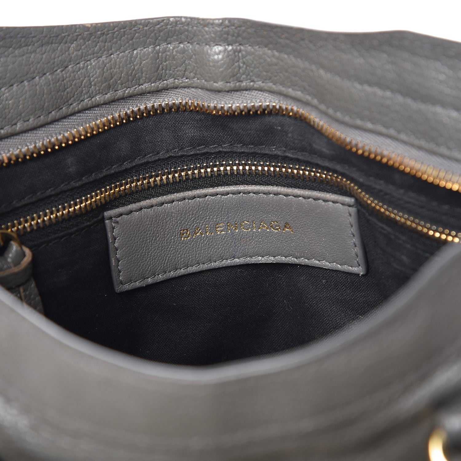 Balenciaga Chevre Gold Metallic Edge Hardware S City Gris Acier 7 of 20
