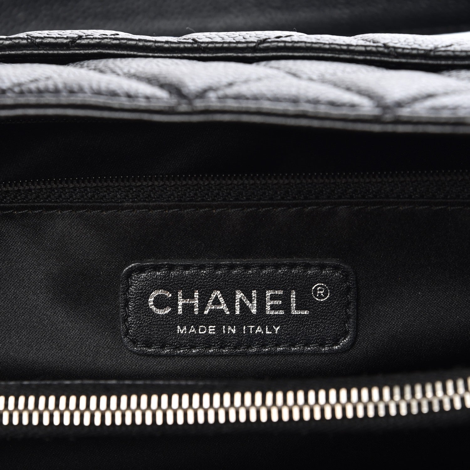 Chanel Caviar Quilted Grand Shopping Tote GST Black 6 of 8