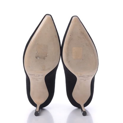 Jimmy Choo Suede Romy 85 Pumps 36 Black 6 of 10