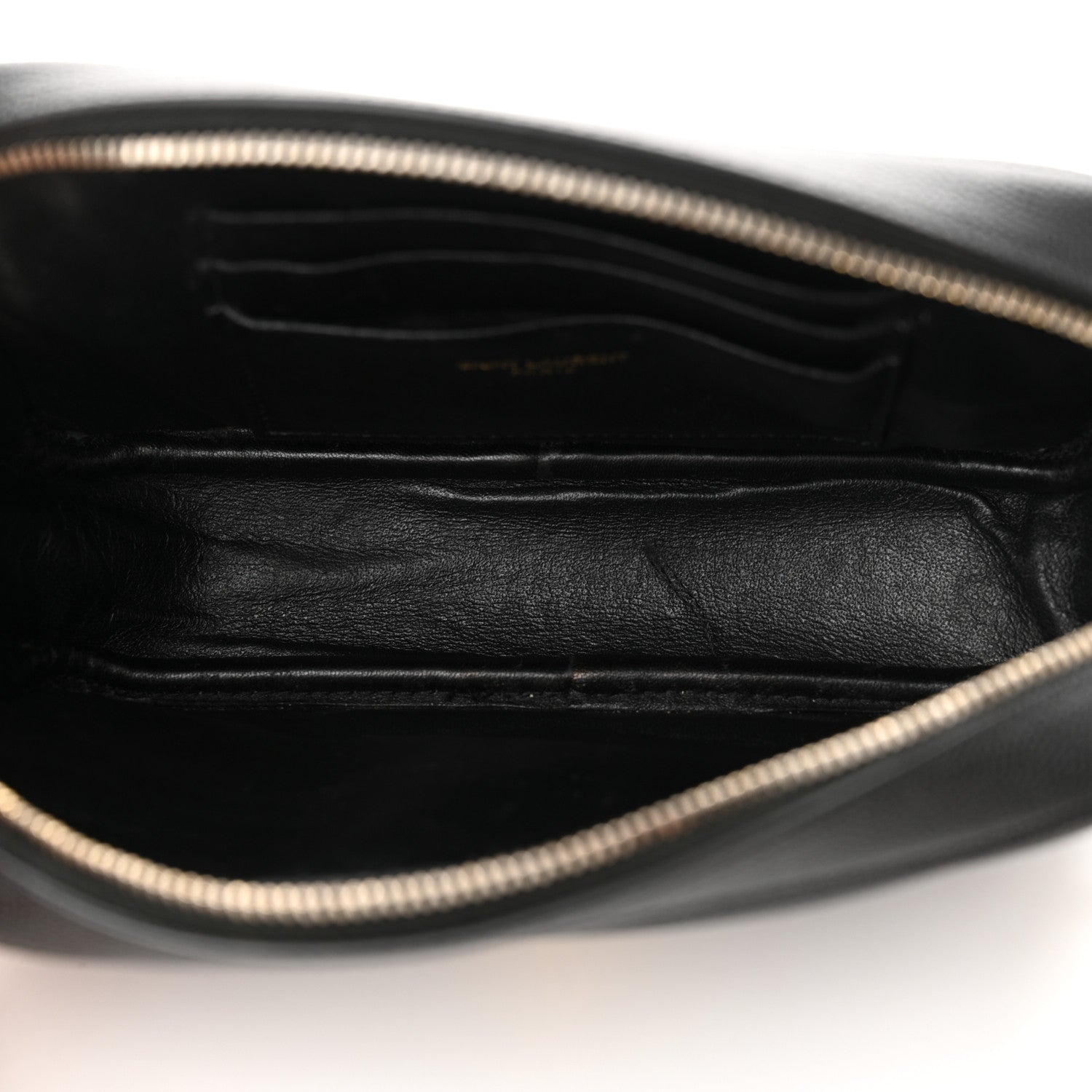 Saint Laurent Grain De Poudre Matelasse Monogram Mini Lou Camera Bag Black 5 of 17