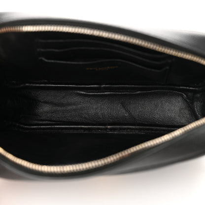 Saint Laurent Grain De Poudre Matelasse Monogram Mini Lou Camera Bag Black 5 of 17
