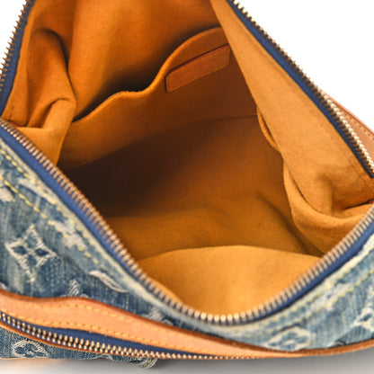 Louis Vuitton Monogram Denim Baggy PM Blue 5 of 11