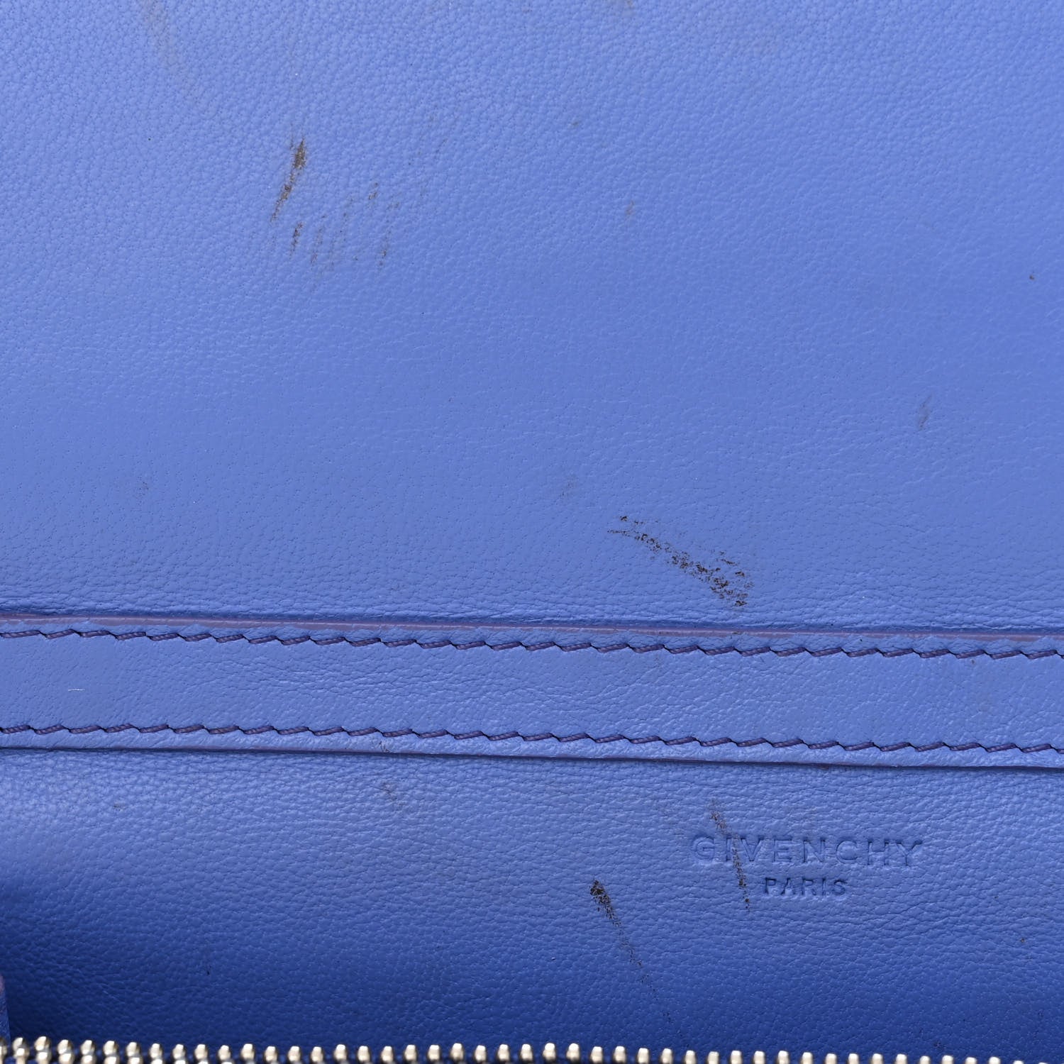 Givenchy Sugar Goatskin Pandora Chain Wallet Blue 9 of 15