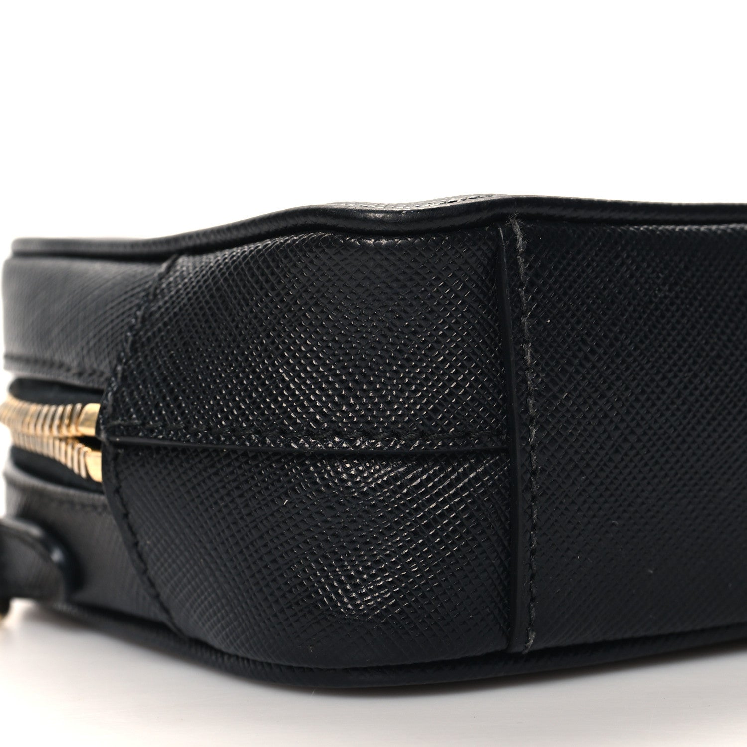 Prada Saffiano Mini Camera Crossbody Bag Black 8 of 11