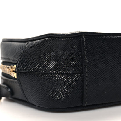 Prada Saffiano Mini Camera Crossbody Bag Black 8 of 11