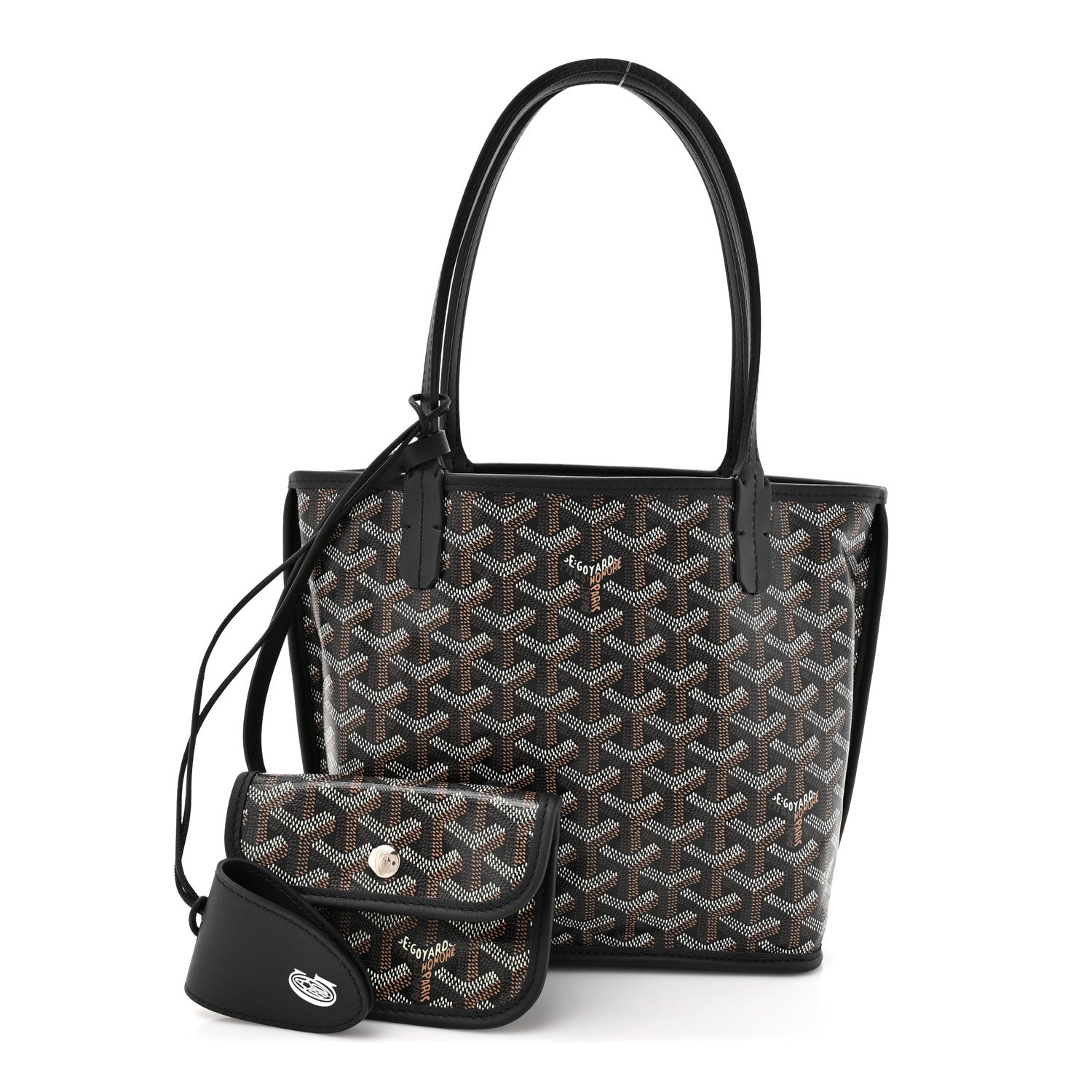 Goyard Goyardine Reversible Mini Anjou Black 2 of 16