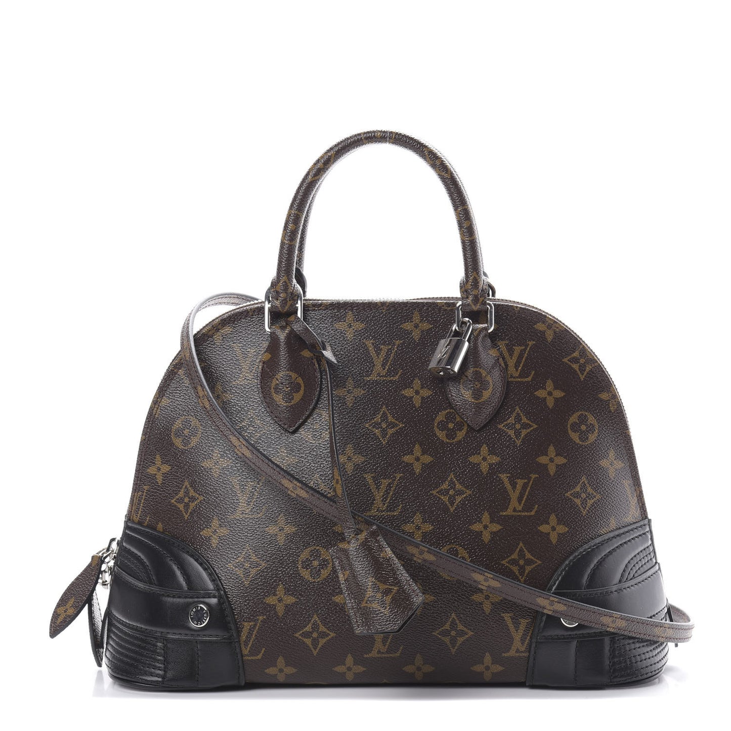 Shiny Monogram Alma PM Black