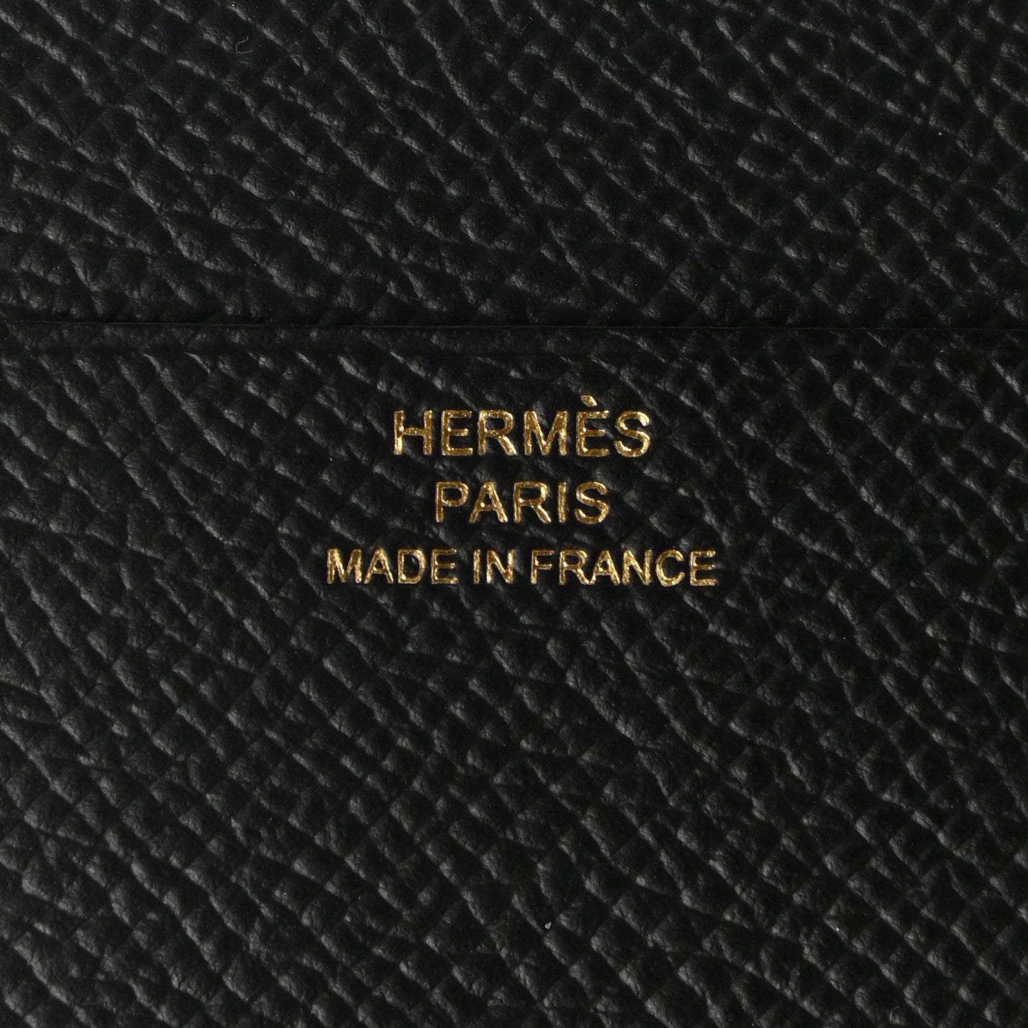 Hermes Epsom Tri-Fold Compact Bearn Wallet Black 6 of 7