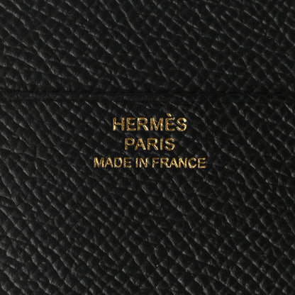 Hermes Epsom Tri-Fold Compact Bearn Wallet Black 6 of 7