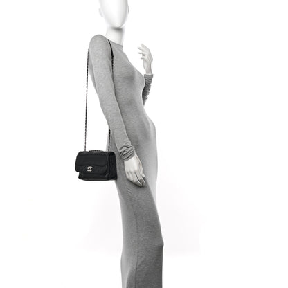 Chanel Calfskin Mini Tramezzo Flap Black 2 of 13