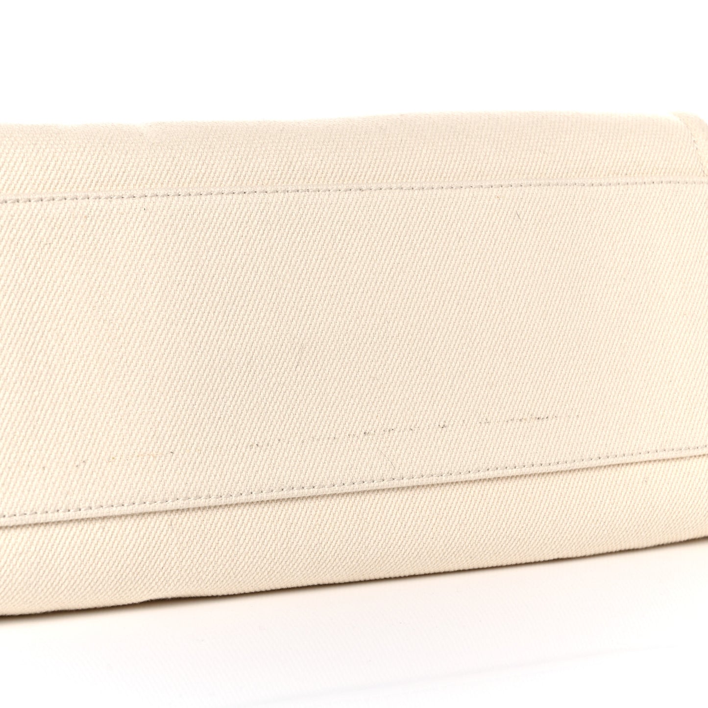 Canvas Pearl Large Deauville Tote Ecru Beige