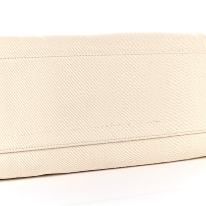Chanel Canvas Pearl Large Deauville Tote Ecru Beige 12 of 14