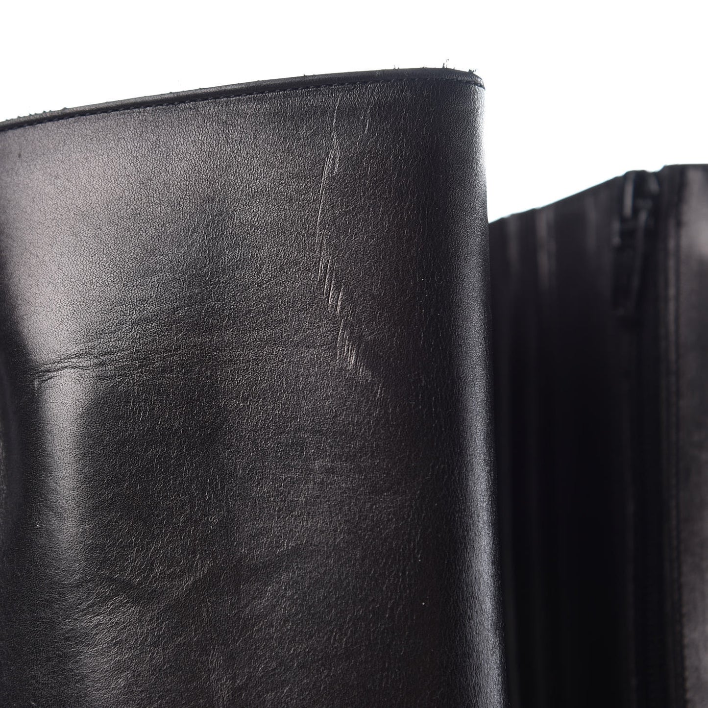Calfskin Miss Tack Alta 100 Boots 37 Black