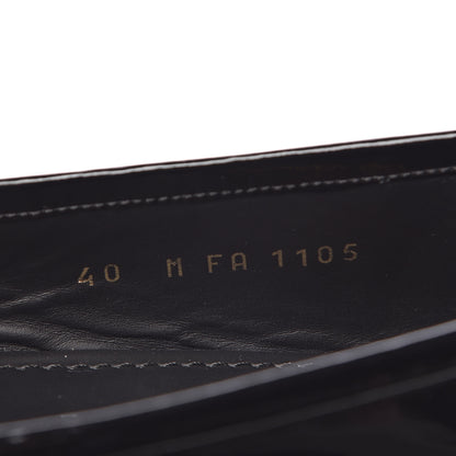 Louis Vuitton Patent Calfskin Farewell Flat Loafer 40 Black 8 of 8