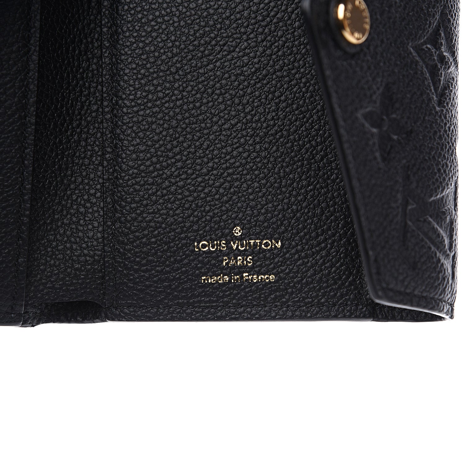 Louis Vuitton Empreinte Victorine Wallet Black 5 of 7