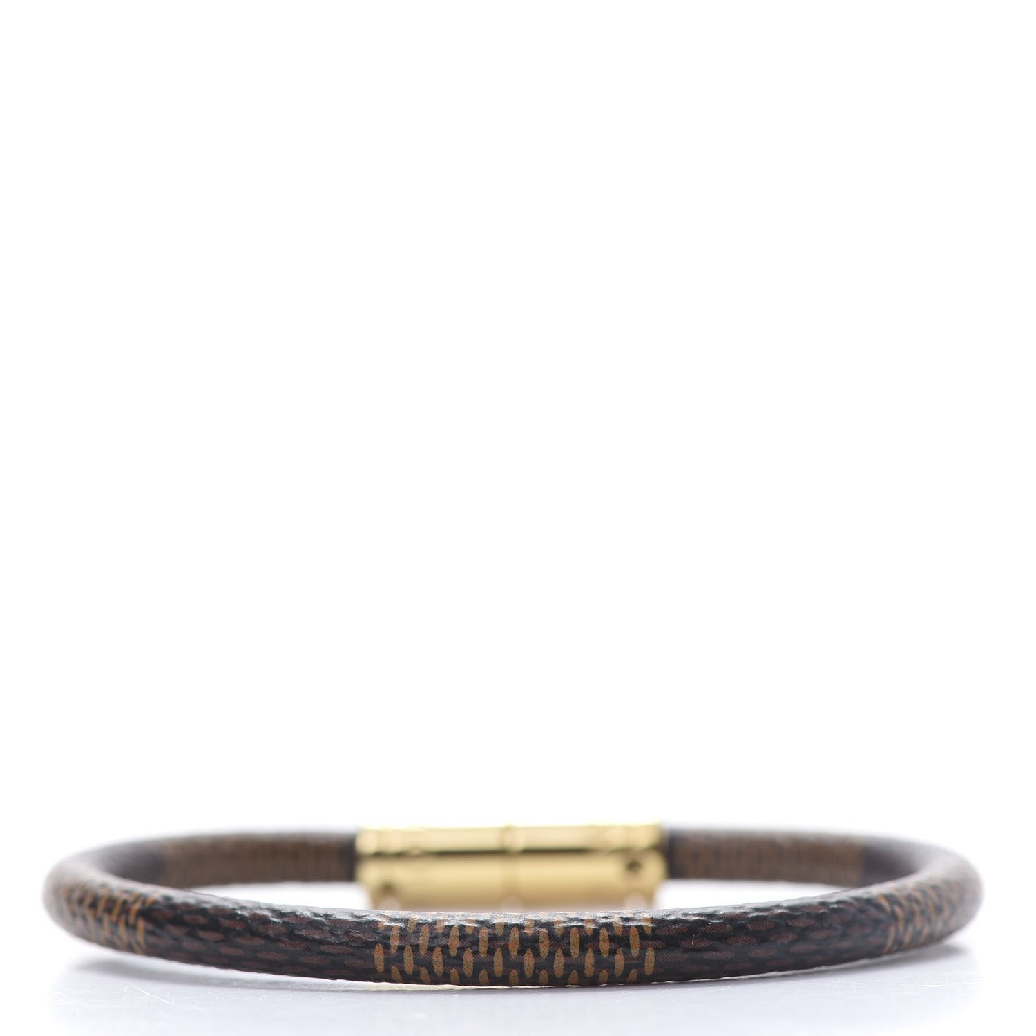 Louis Vuitton Damier Ebene Keep It Bracelet 17 3 of 5