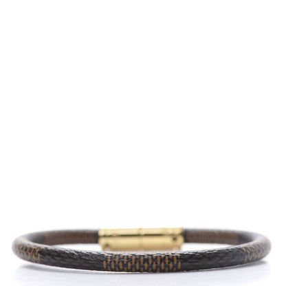 Louis Vuitton Damier Ebene Keep It Bracelet 17 3 of 5