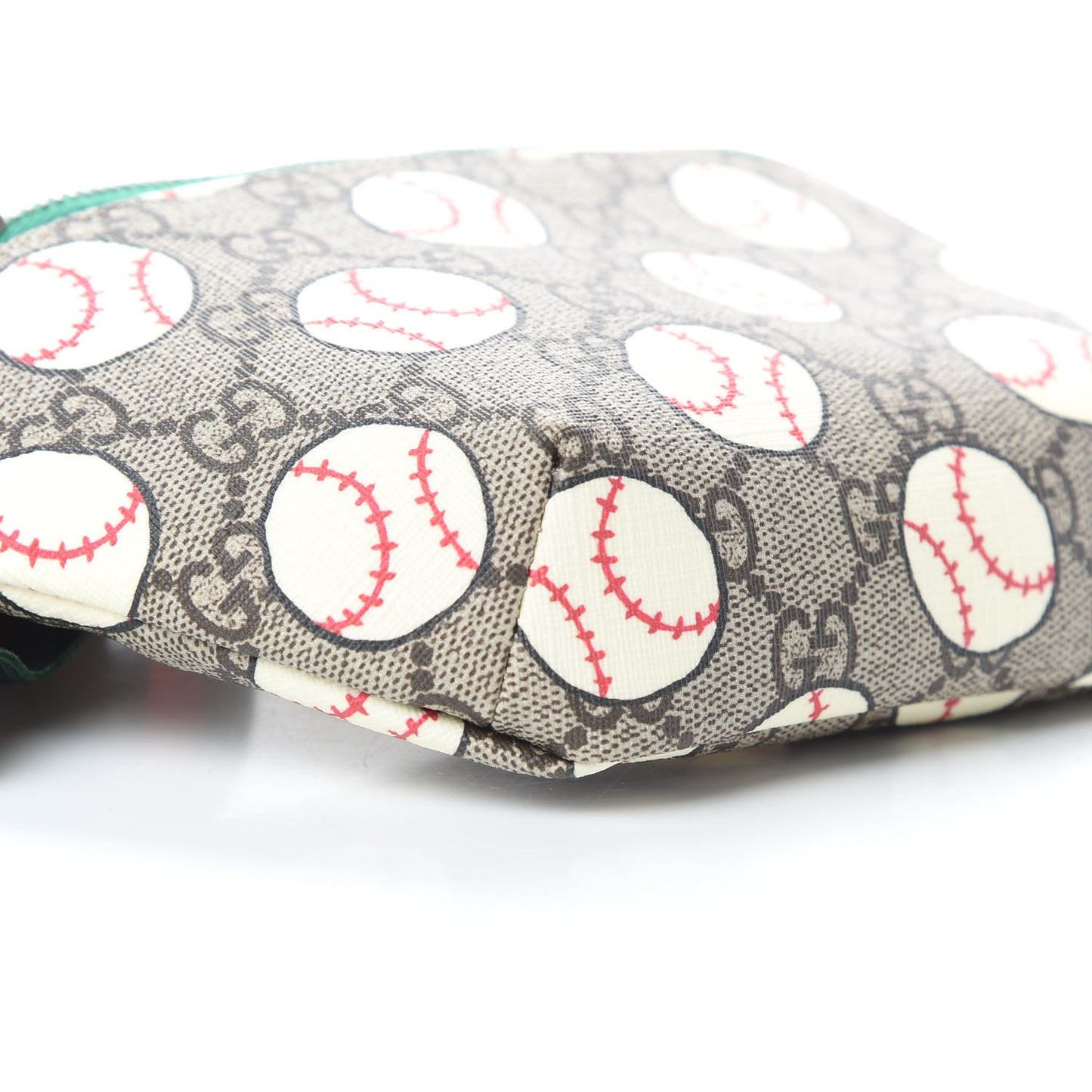 GG Supreme Monogram Baseballs Web Childrens Belt Bag