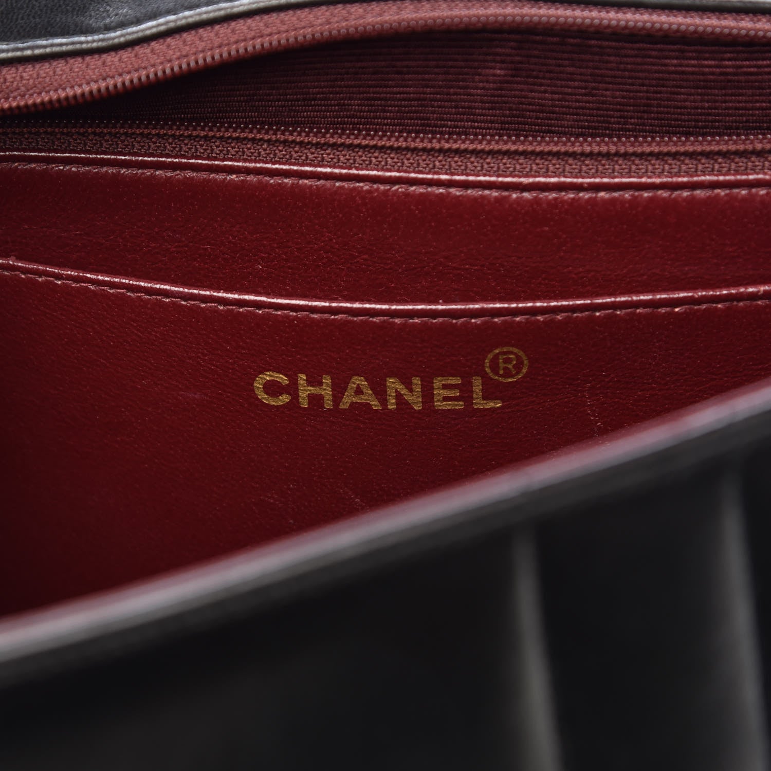 Chanel Lambskin Vertical Quilt Jumbo Single Flap Black 7 of 15