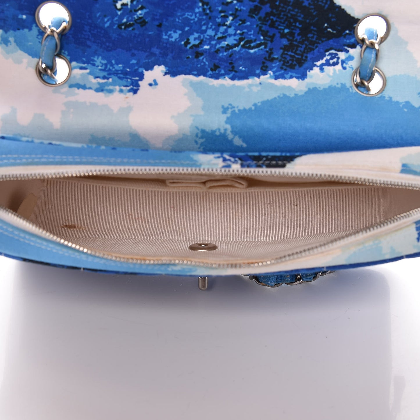 Canvas Square Quilted Surf Flap Multicolor