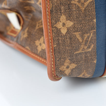 Louis Vuitton Monogram Rayures Tisse Sac GM Blue 15 of 21