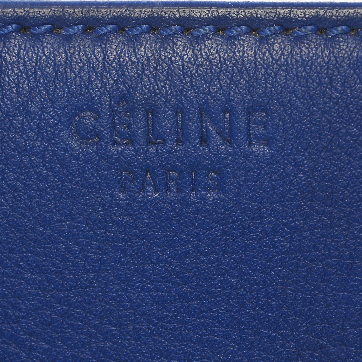 Celine Supple Calfskin Large Phantom Luggage Royal Blue 6 of 10