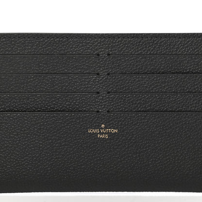 Louis Vuitton Calfskin Felicie Chain Wallet Card Holder Insert Black 6 of 6