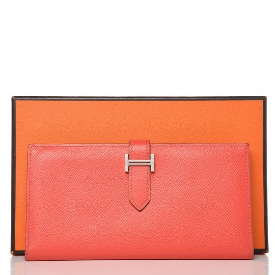 Hermes Epsom Bearn Wallet Rose Jaipur 9 of 18