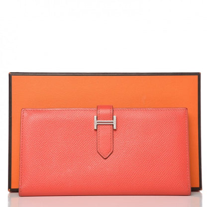 Hermes Epsom Bearn Wallet Rose Jaipur 9 of 18