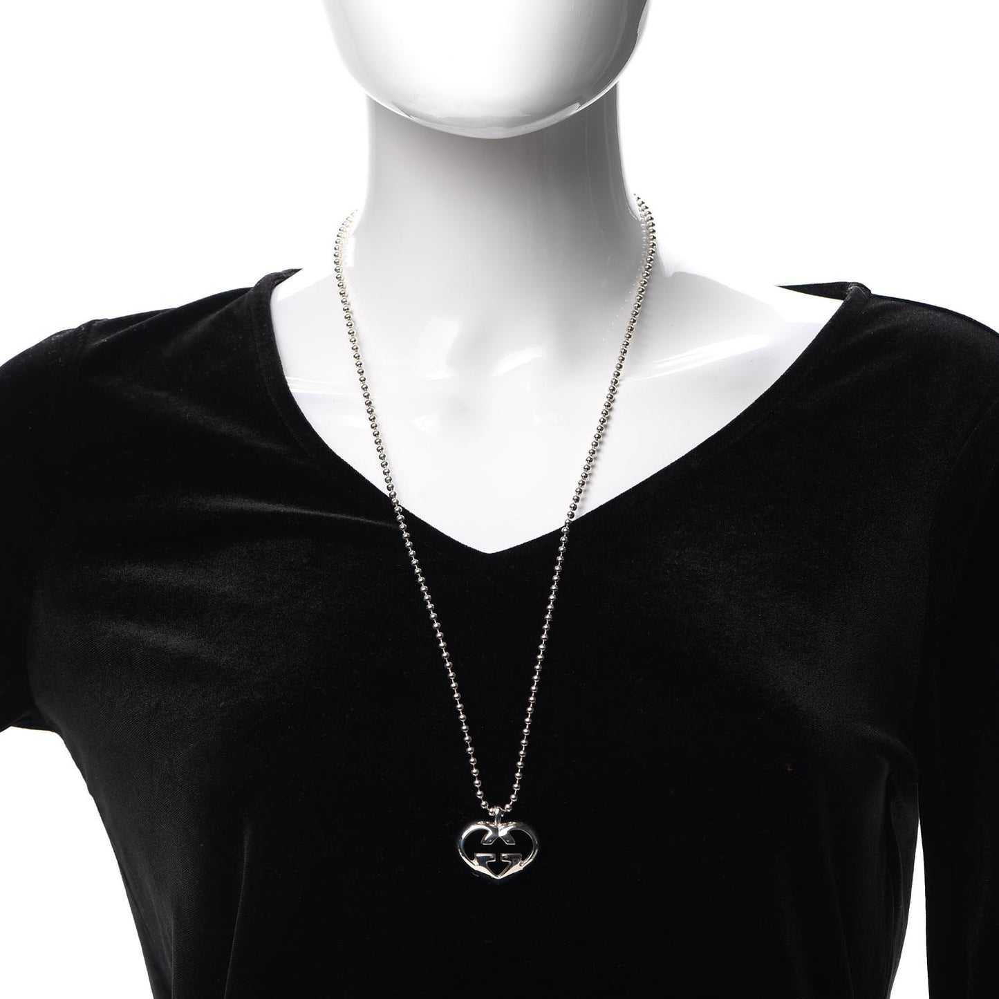 Sterling Silver Britt Heart Pendant Necklace