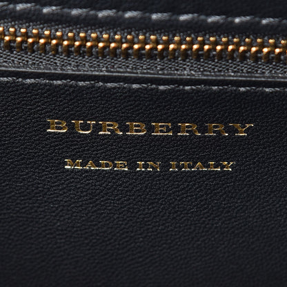 Burberry Smooth Calfskin 1983 Knight Check Link Shoulder Bag Black 6 of 7
