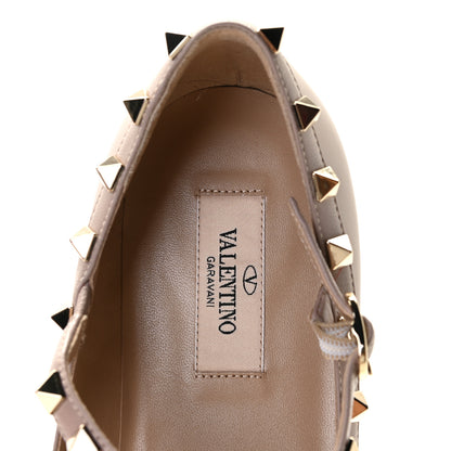 Valentino Garavani Nappa Rockstud Cage Ballerina Flats 39 Poudre 11 of 11