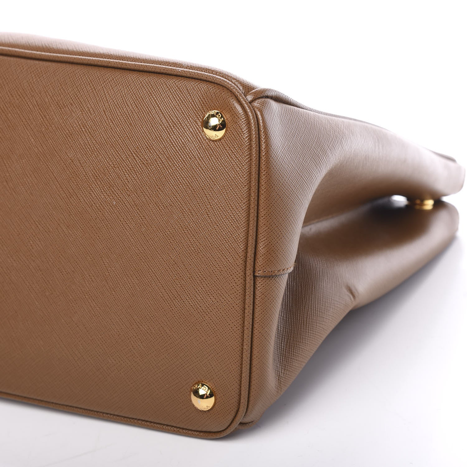Prada Saffiano Large Galleria Double Zip Tote Cannella 9 of 9
