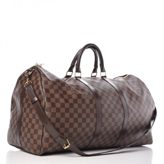 Damier Ebene Keepall Bandouliere 55