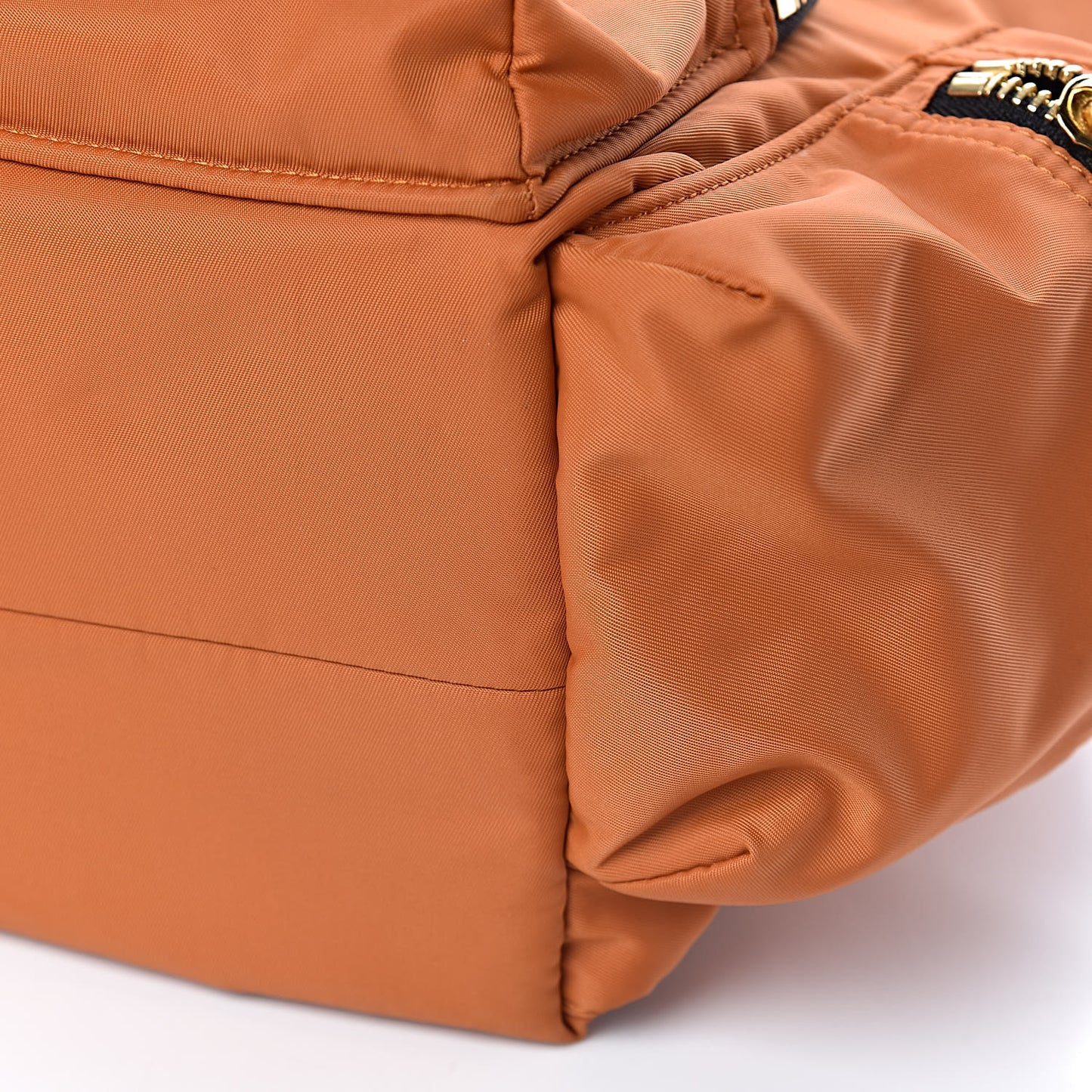 Nylon Medium Rucksack Backpack Clementine