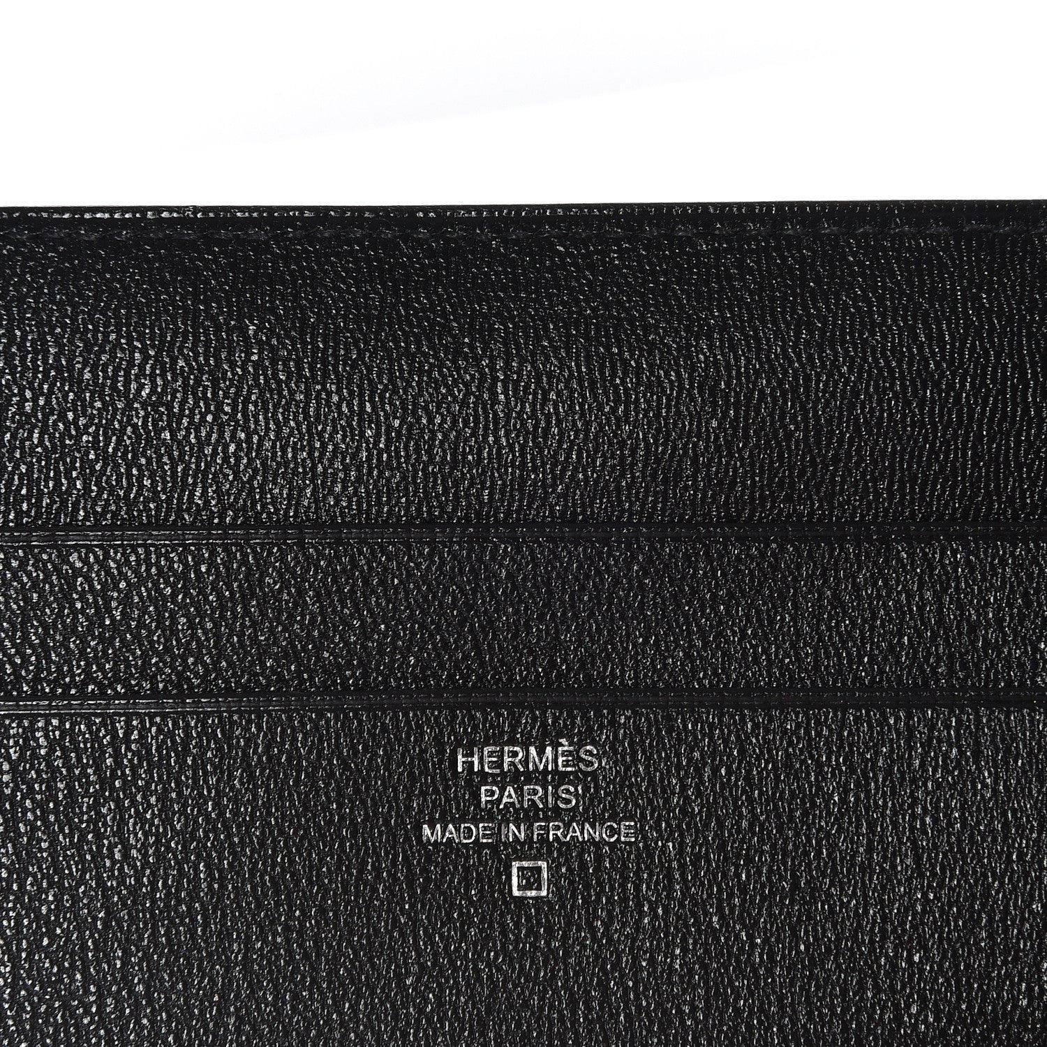 Hermes Shiny Alligator Poke Jungle Wallet Black 7 of 8