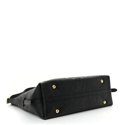 Louis Vuitton Empreinte Monogram Giant CarryAll MM Black 5 of 12
