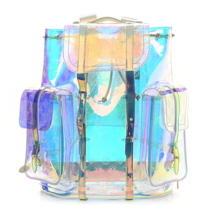 Louis Vuitton PVC Monogram Christopher Backpack GM Iridescent Prism 1 of 10