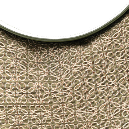 Loewe Jacquard Anagram Calfskin Luna Bag Avocado 7 of 9