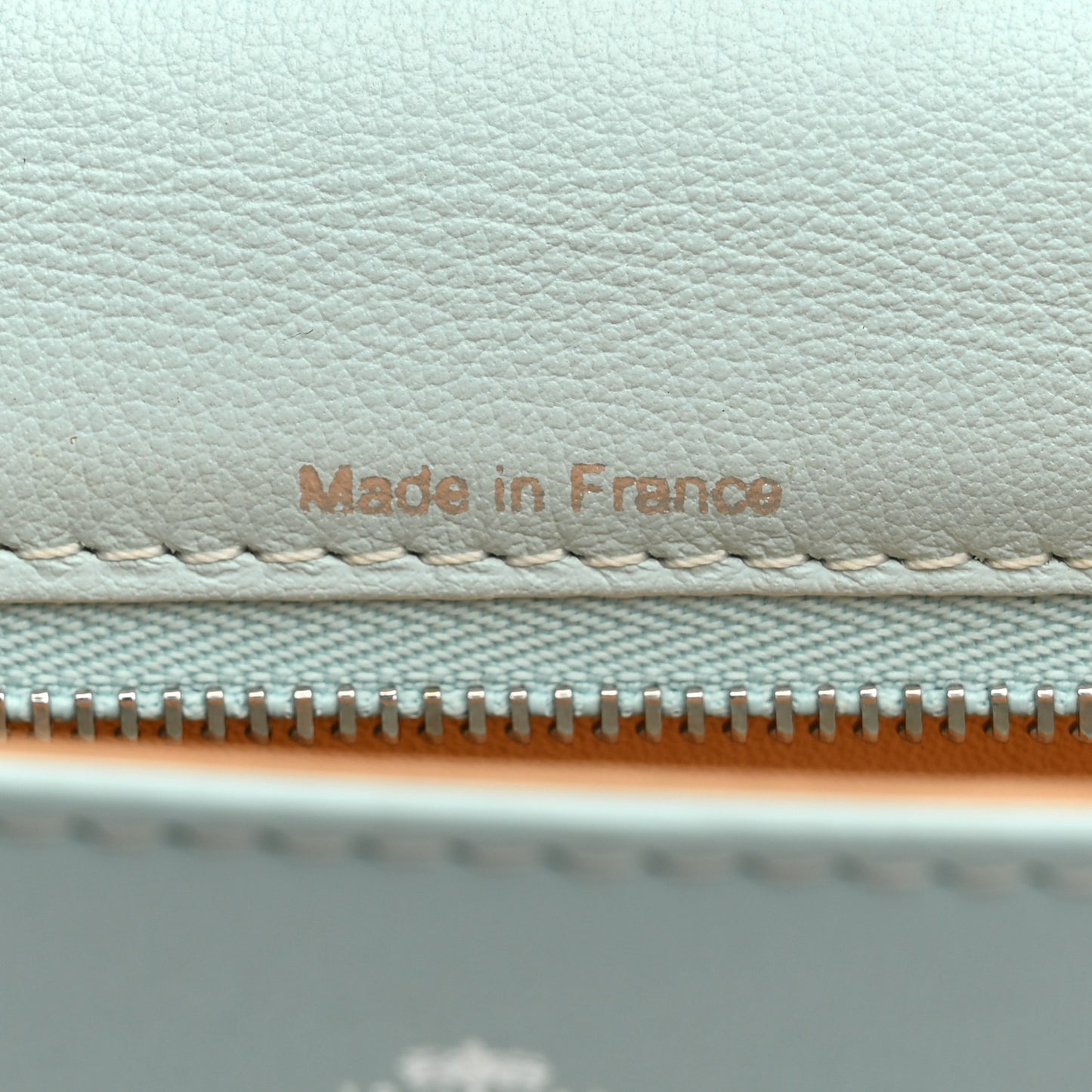 Calfskin CM Tempete Satchel Light Blue