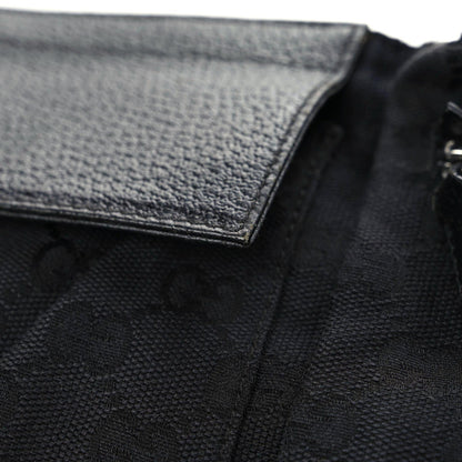 Gucci GG Monogram Double Pocket Belt Bag Black 10 of 11