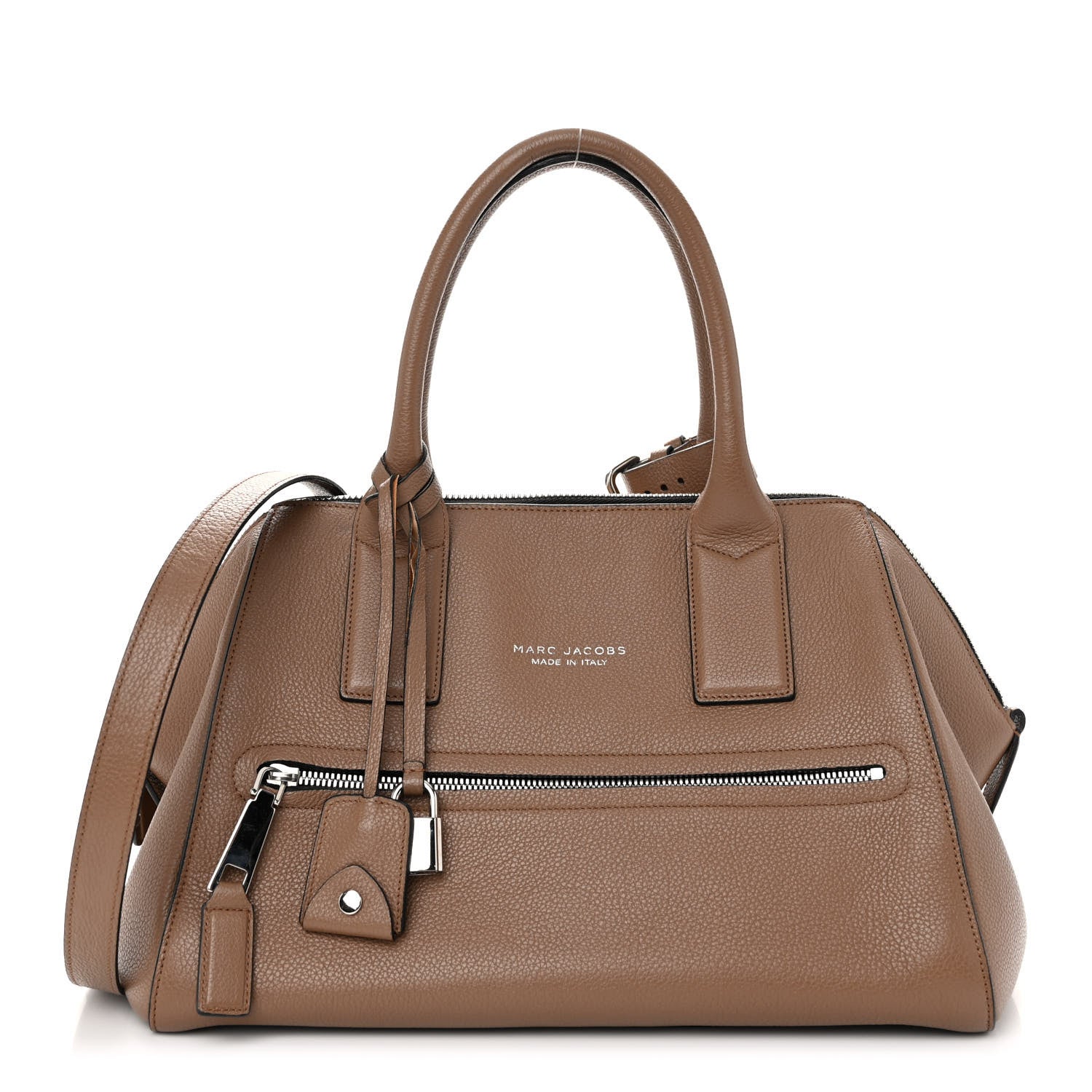Marc Jacobs Textured Calfskin Small Incognito Satchel Tan 1 of 11