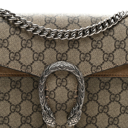 Gucci GG Supreme Monogram Small Dionysus Shoulder Bag Taupe 7 of 11