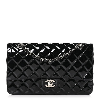 Chanel Patent Quilted Medium Double Flap Black 1 of 10