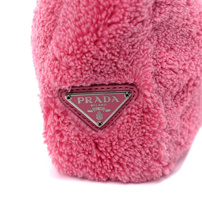 Prada Terry Cloth Mini Re-Edition 2000 Bag Petalo Black 9 of 10