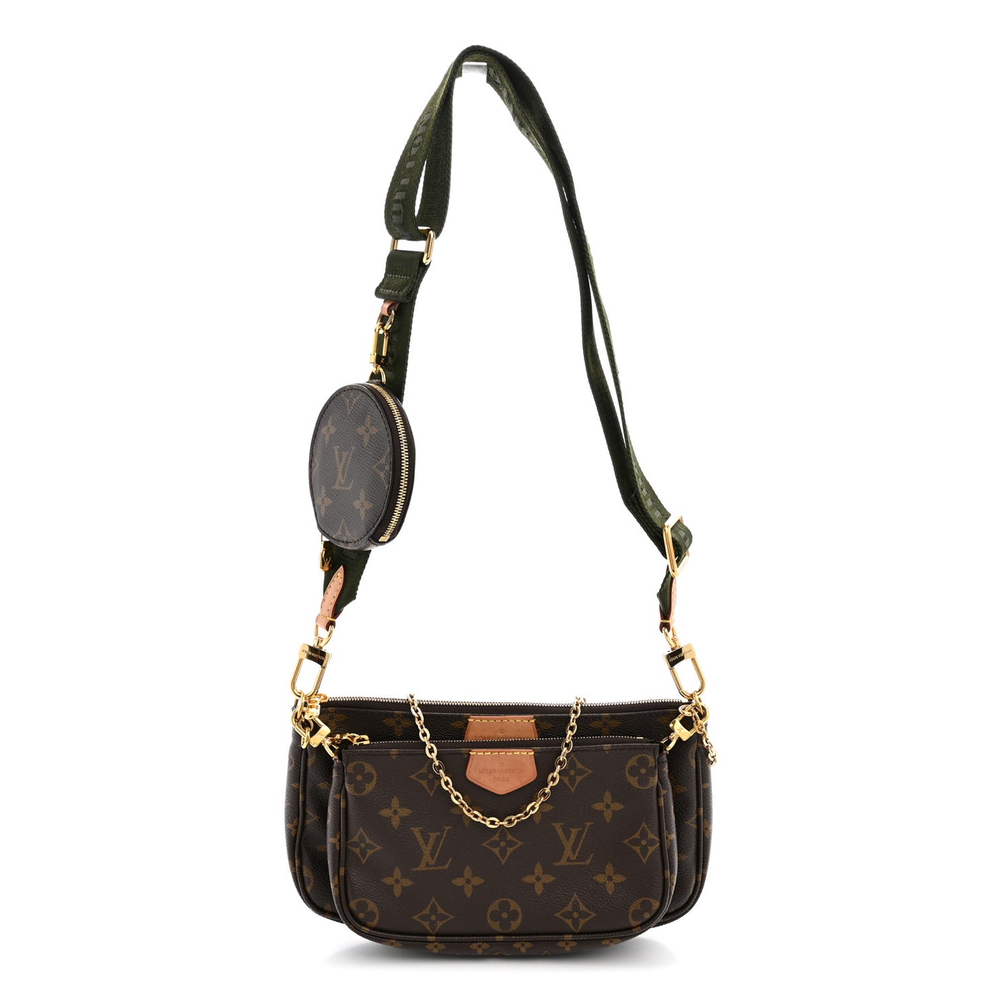 Monogram Multi Pochette Accessories Kaki